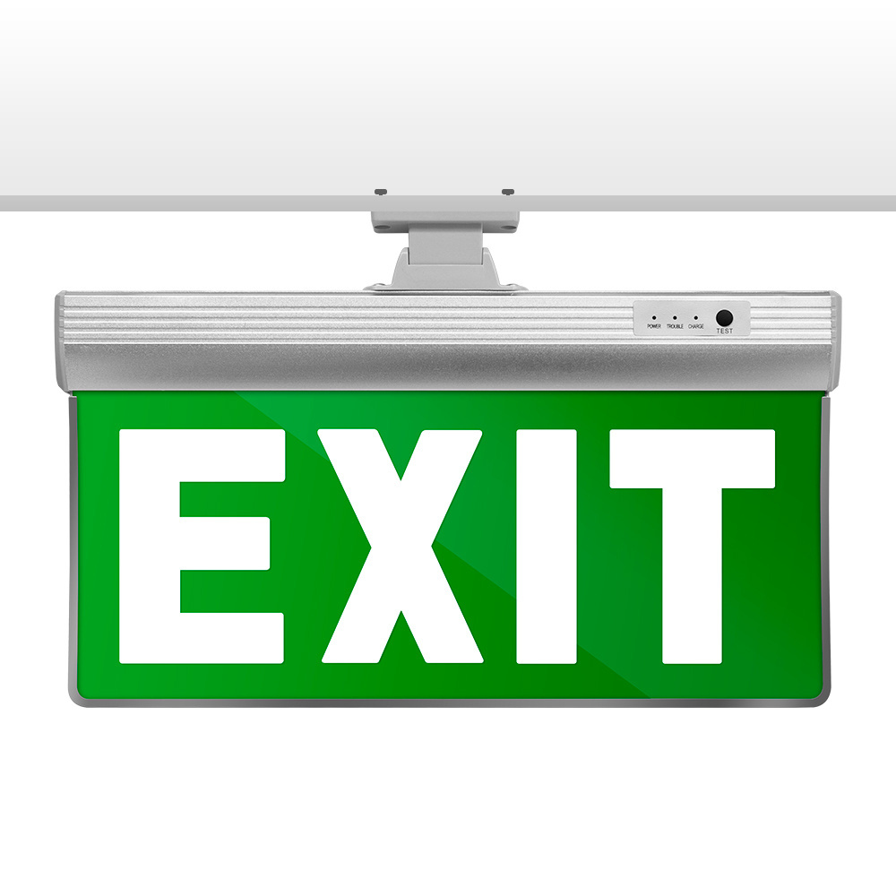 Wall surface mounted 4W emergency running man exit sign escape emergency light