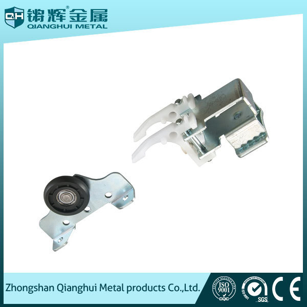 Heavy Duty sliding roller for wardrobe sliding door with mechanism and ball bearing upper wheels