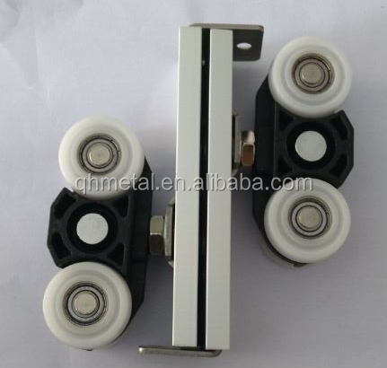 Hot sale normal design nylon plastic aluminum alloy wooden sliding door rollers