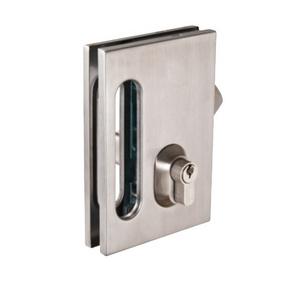 stainless steel sliding glass door lock , frameless glass door lock