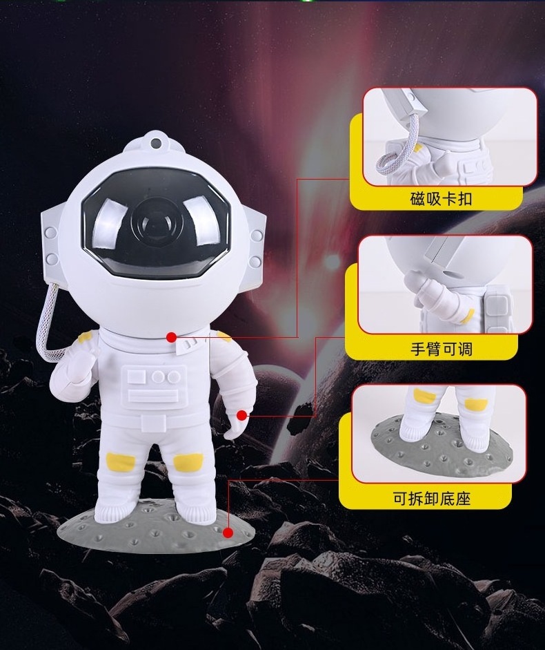 2024 New Astronaut Projection Light Smart Star LED Night Starry Light Full Sky Star Light