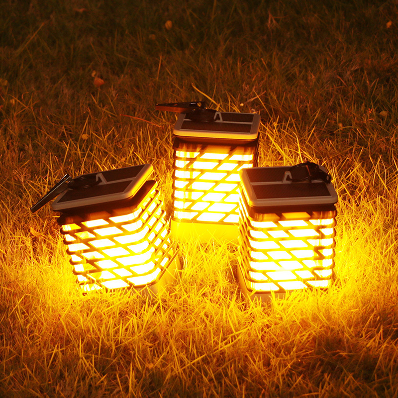 High Quality Outdoor 12 LED Solar Power Flame Torch Light for Courtyard Landscape Pathway Decoration solar lights outdoor