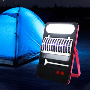 Outdoor Waterproof Solar Powered LED Mosquito Killer Lamp with USB Charging Emergency Lights