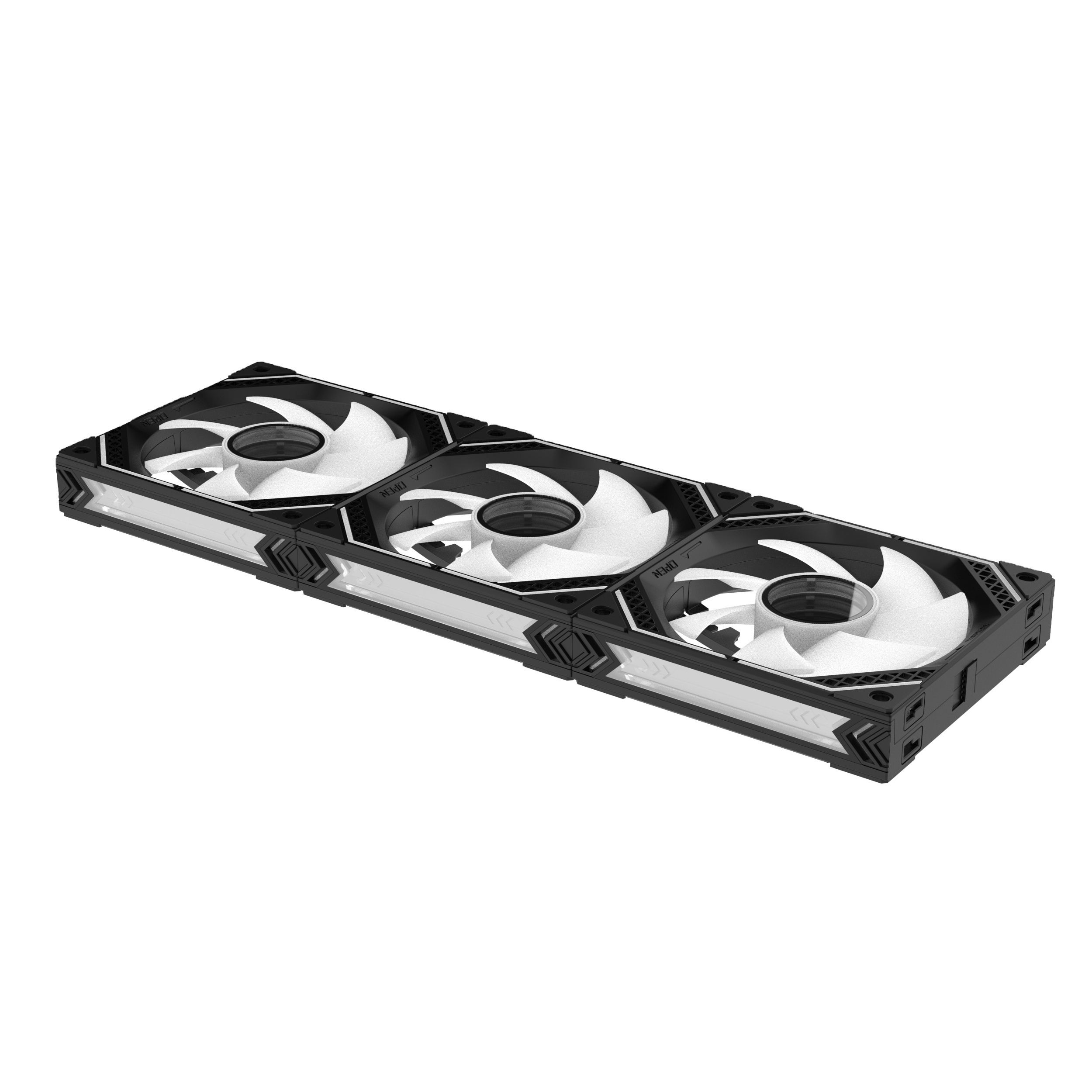 RGB LEDs All-in-One Square Frame Integrated Fan Integrated PWM Control Fan for Computer Case and Liquid Cooling System