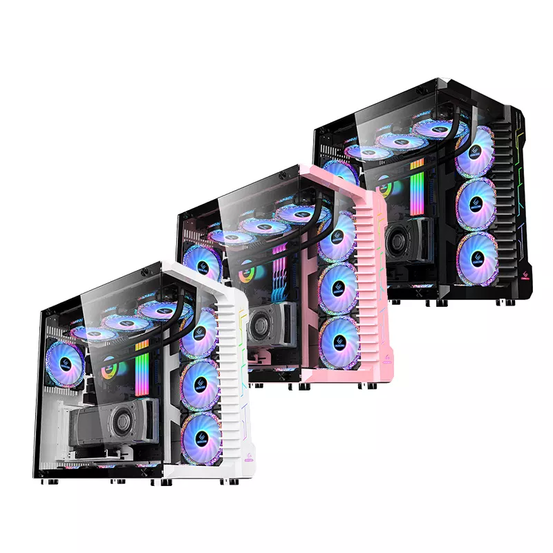 Best Selling Products 2022 Gaming Computer Cases PC Gaming RGB ATX Computer Case Gaming Frame Chassis & Towers CPU Cabinet