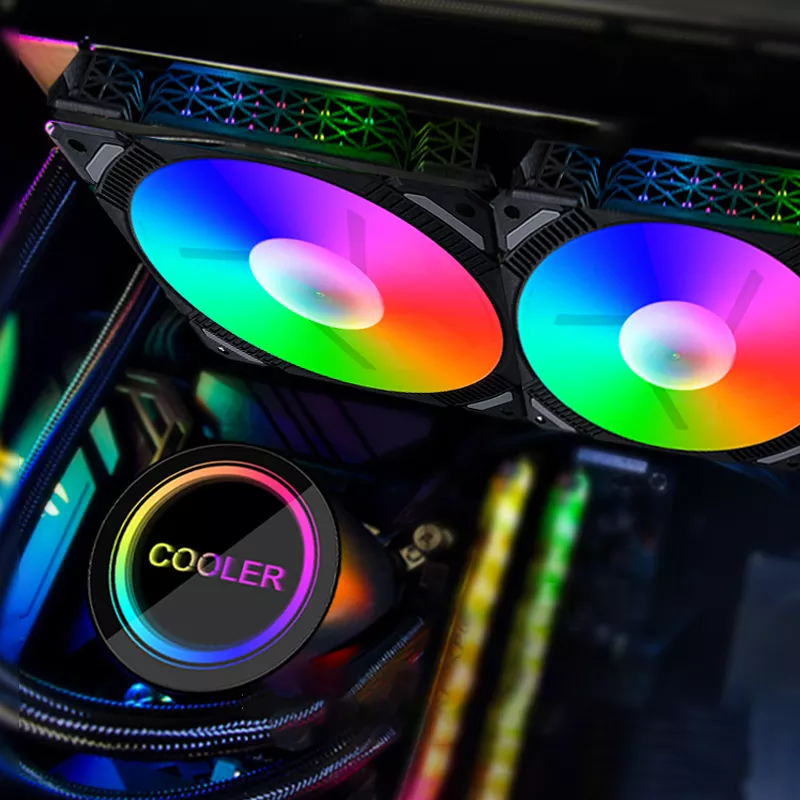 RGB AIO Liquid CPU Cooler 360mm Radiator Computer Radiator Water Cooling Cooler