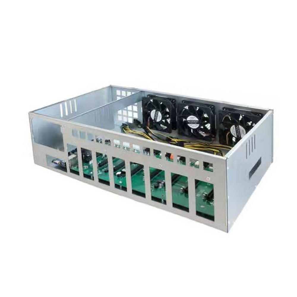 Wholesale Empty Server Case  Rig B85 847 55MM case 8 GPU Machine GPU for gpu PC server case