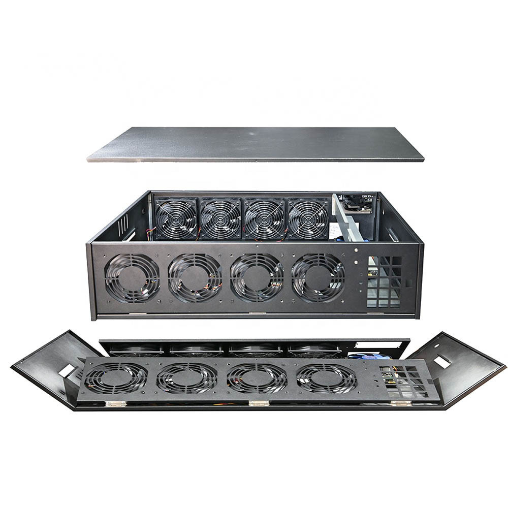 8 Gpu Folds Silent Server Frame Case Computer Case High Quality Rackmount Chassis Machine Custom Server Case