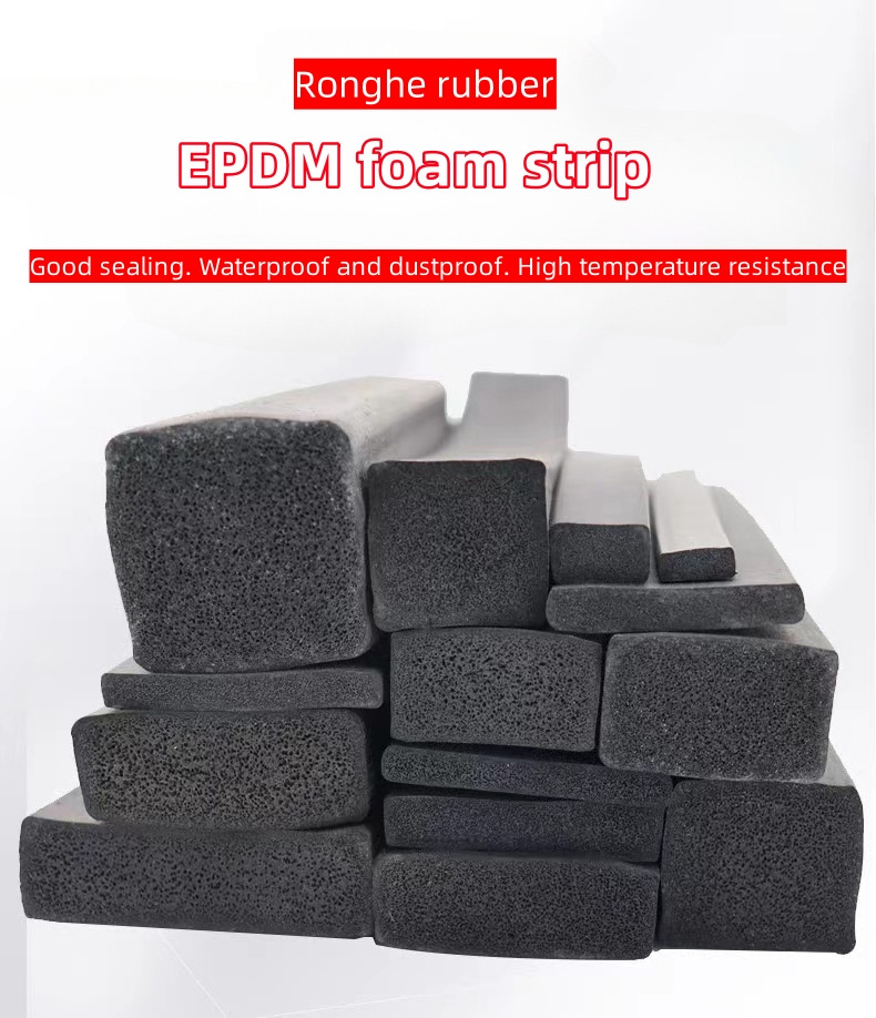 Square Extrude Sponge Rubber Epdm Seal Strip Foam