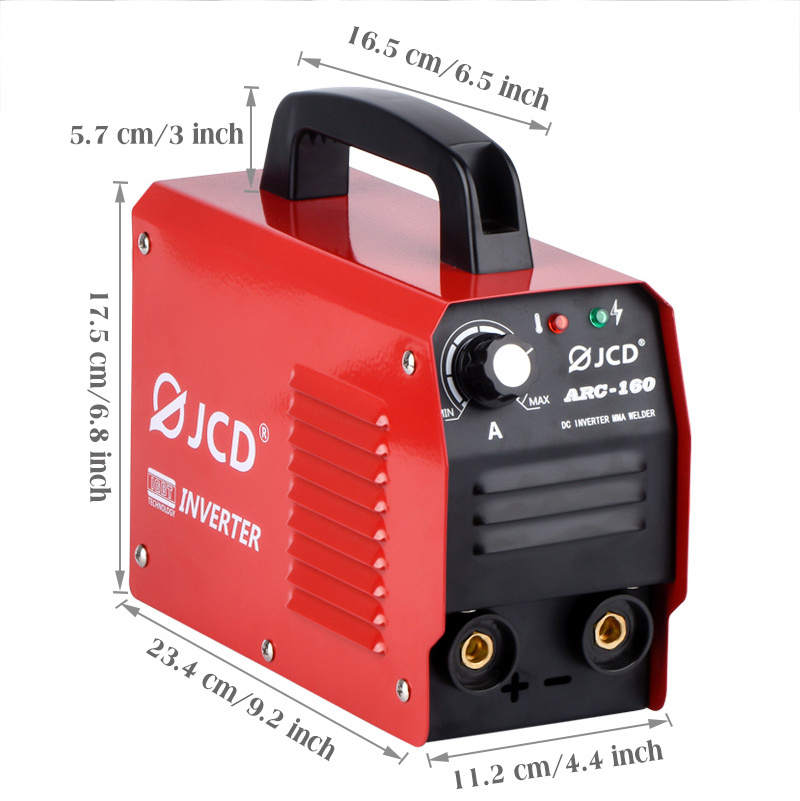 JCD JCD-160A-1 Household welding machine DC dual voltage portable handheld all copper mini fully automatic welding machine