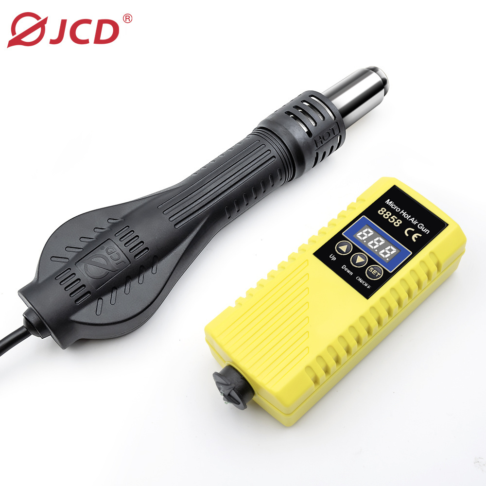 JCD Hot Air Gun 8858 Micro Rework Soldering Station LED Digital Hair Dryer for Soldering 700W Heat Gun Welding Repair Tools Pump