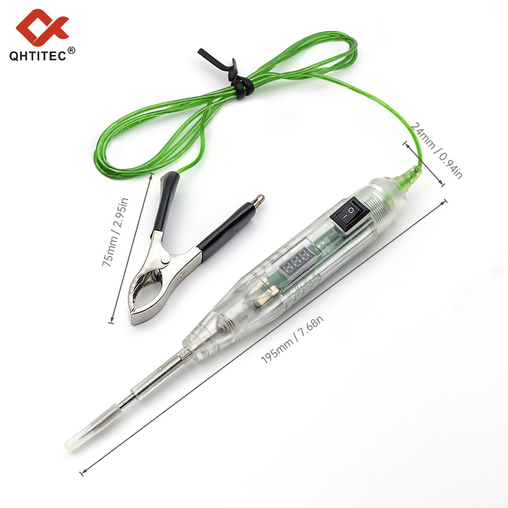 OD-1204 3-30V Automotive LCD Digital Circuit Tester Voltage Meter Pen Car Truck Circuit Scanner Power Probe Diagnostic Tool