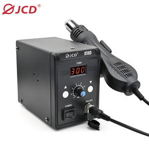 JCD 858D-B 700W Digital Desoldering Station 220V /110V Hot Air Gun Soldering Rework Station Pump New Product 2020 Alloy Welding