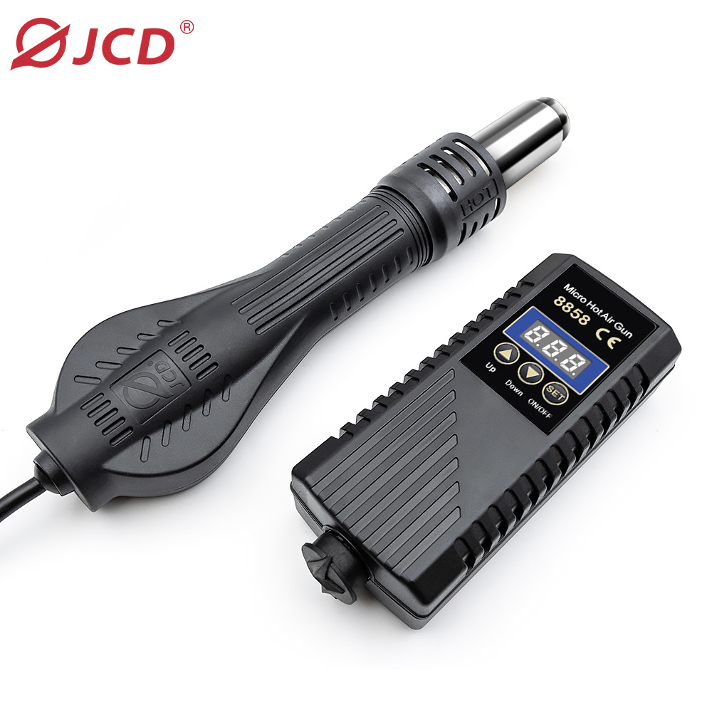 JCD Hot Air Gun 8858 Micro Rework Soldering Station LED Digital Hair Dryer for Soldering 700W Heat Gun Welding Repair Tools Pump