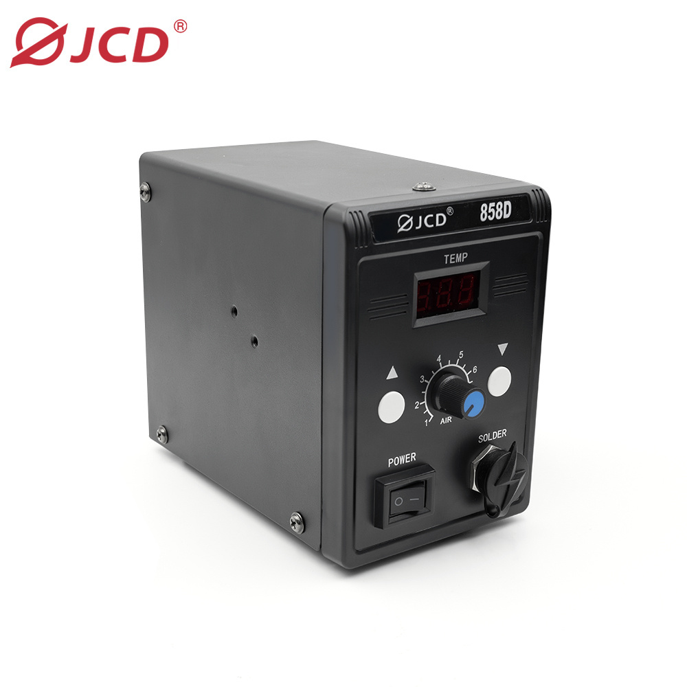 JCD 858D-B 700W Digital Desoldering Station 220V /110V Hot Air Gun Soldering Rework Station Pump New Product 2020 Alloy Welding