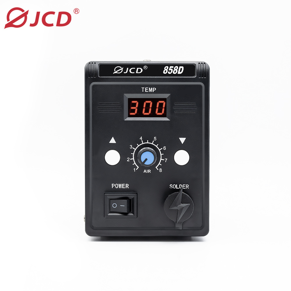 JCD 858D-B 700W Digital Desoldering Station 220V /110V Hot Air Gun Soldering Rework Station Pump New Product 2020 Alloy Welding