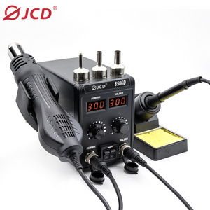 JCD 8586D-B 110V 220V 700W  Hot Air Gun Station SMD BGA Rework Station Soldering Station for Electronics Repairing