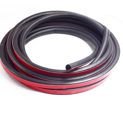 Automotive universal self adhesive d-shape D Gasket Epdm Seal Strip Weather Strip For Car Door