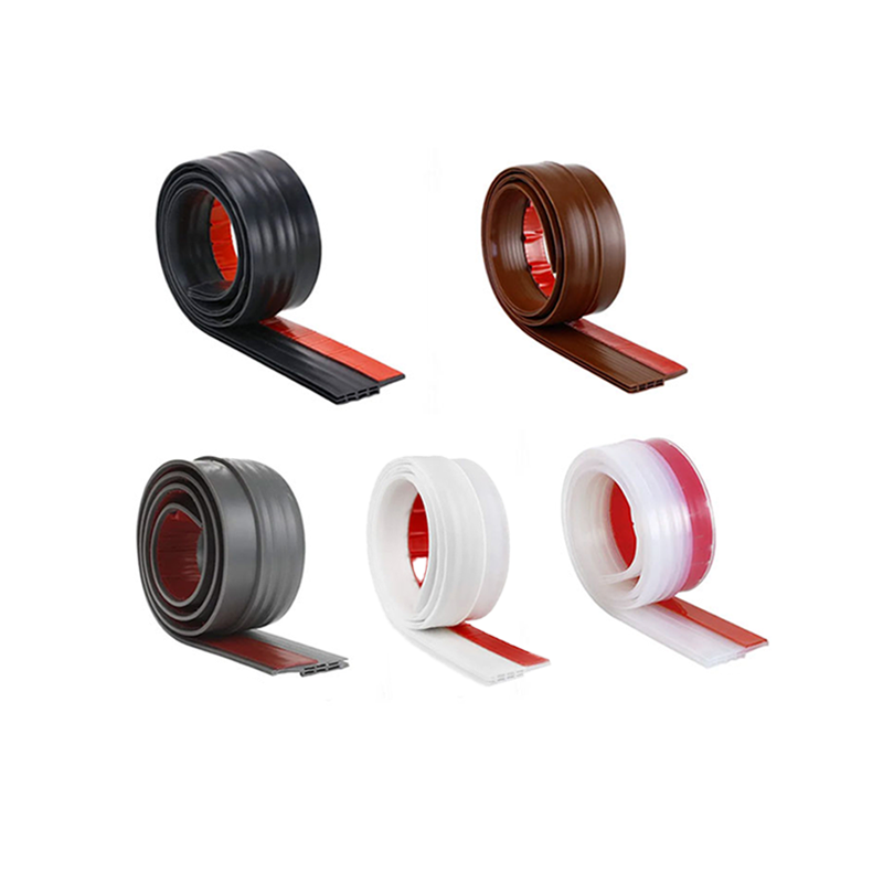 Sound insulation windproof silicone Door Draft Stopper bottom tape Seal Strip weather stripping Rubber Door Gap Cover / Sealer