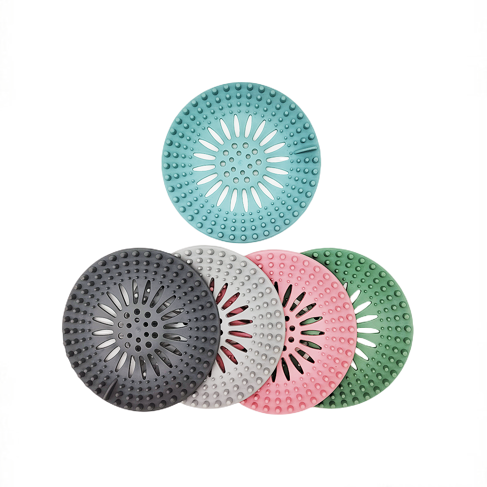 Rubber Household Sink Strainer Shower Bath Tub Drain Hair Catcher Top Quality Silicone Strainer Floor Modern Polished Strainer