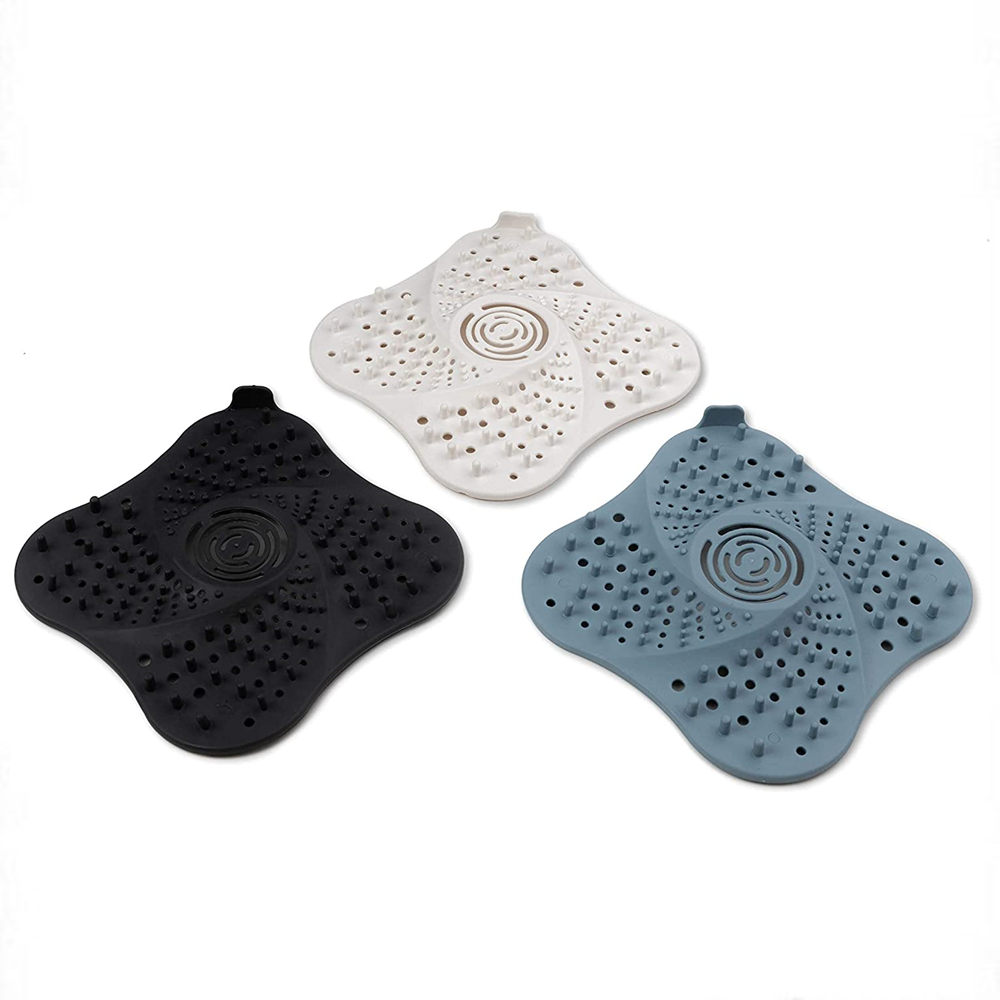 Rubber Household Sink Strainer Shower Bath Tub Drain Hair Catcher Top Quality Silicone Strainer Floor Modern Polished Strainer