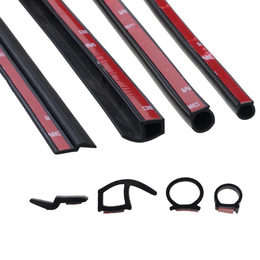 Automotive universal self adhesive d-shape D Gasket Epdm Seal Strip Weather Strip For Car Door