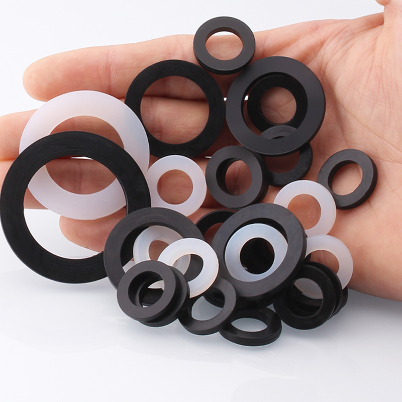 Wholesale Custom Ring  EPDM SBR NBR SILICONE FKM Molded Cutting Moulding Washer NBR Rubber Gasket for Industrial