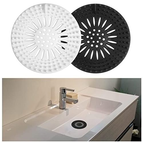 Durable Silicone Hair Catchers Stopper Shower Drain Covers Suitable for Kitchen, Toilet, Toilet Drain Mouth Reusable Silicone