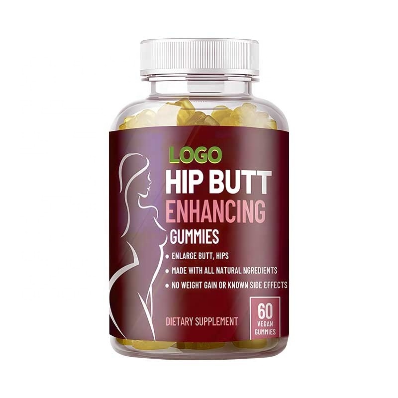 100% Herbal Based Natural Butt Hip Enhacing Gummies Dietary Supplement Butt Hip booster Gummies For Women