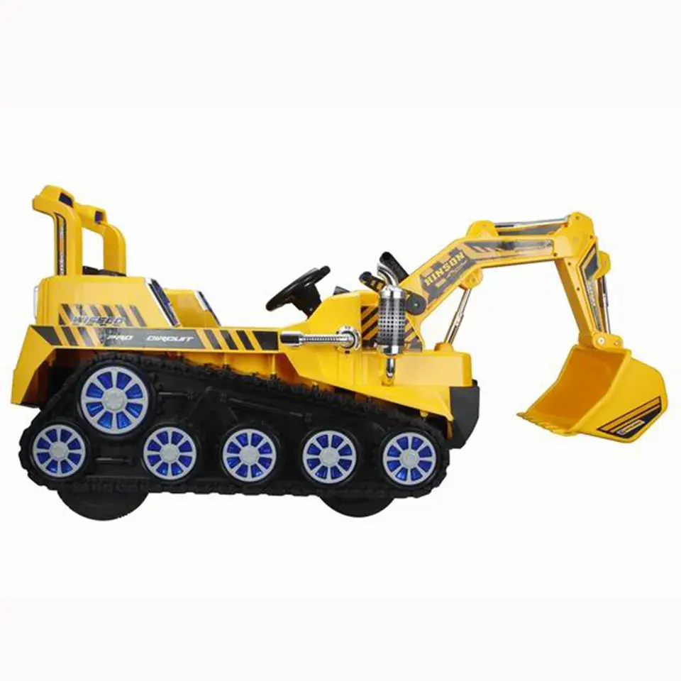 Toyhome Factory Direct Excavator Toys Ride On 12v With Remote Control Simulation Game Excavator Toy Ride-On Cars For Kids