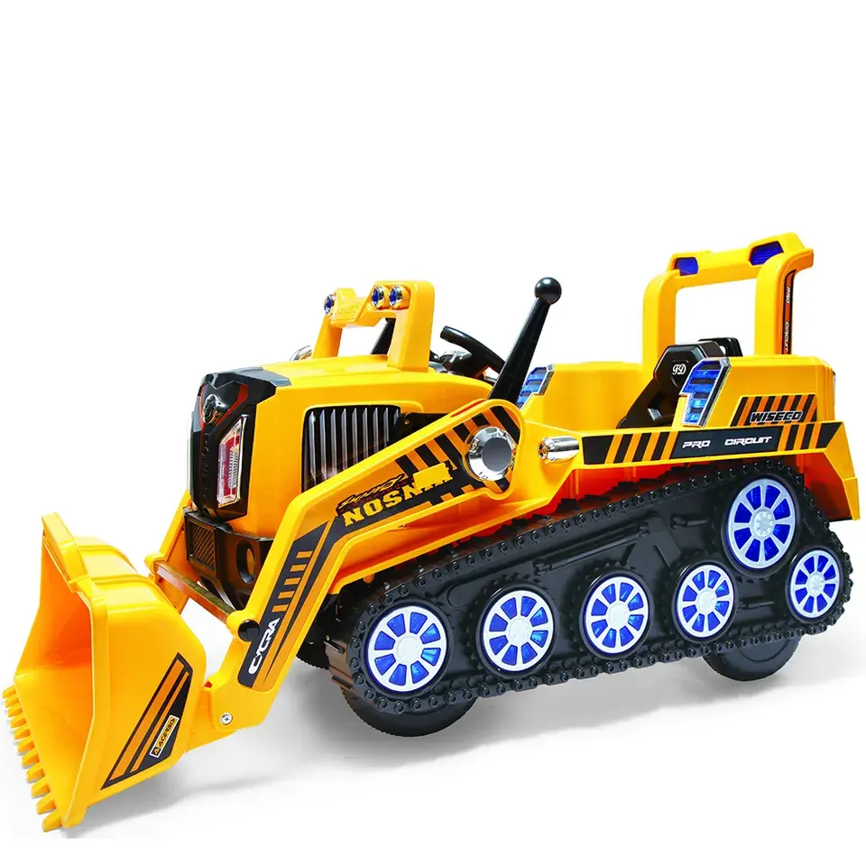 Toyhome Factory Direct Excavator Toys Ride On 12v With Remote Control Simulation Game Excavator Toy Ride-On Cars For Kids