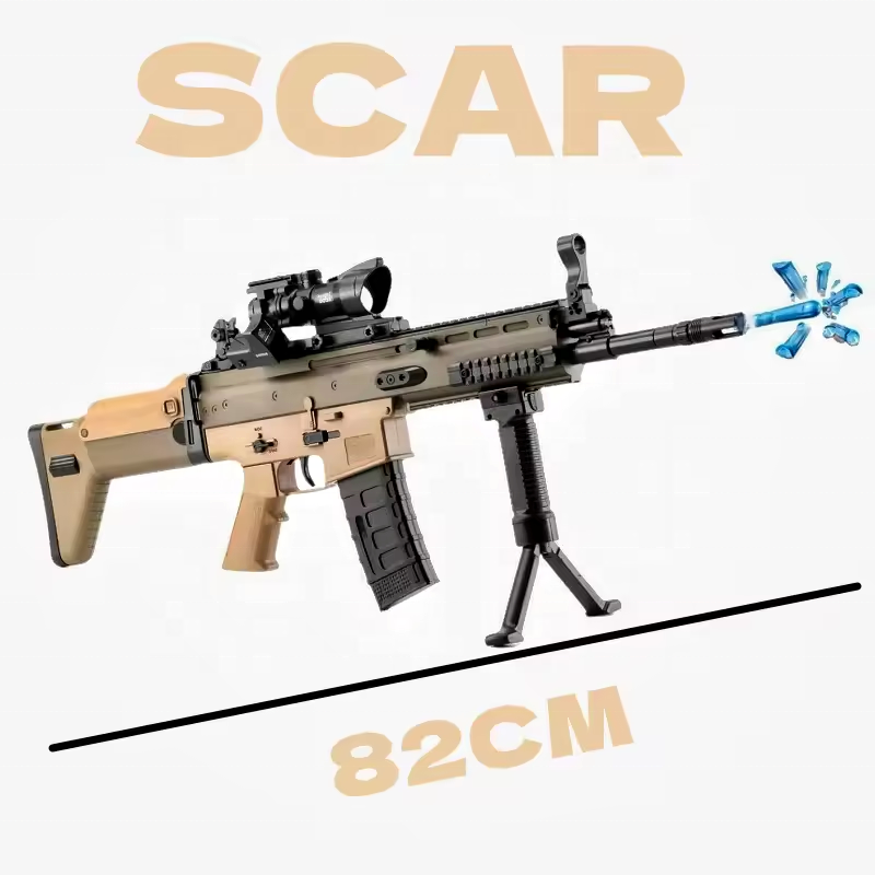 High Speed Automatic Manual Scar Airsoft Toy Gun Pistol Fireworks Splatter Kids Blasters Gel Water Ball Toy Gun For Adult kids