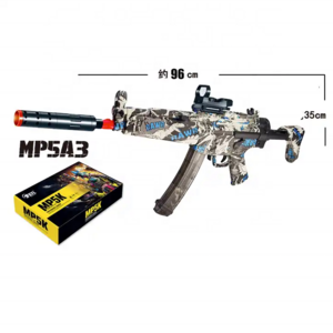 Toyhome New Design Color Diy Toy Guns Lower Price Mp5 Hydrogel Toy Gun With Metal Parts Mp5 Toy Gun With Magazine