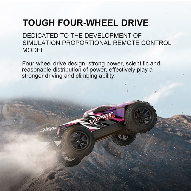 Toyhome 2.4g High Speed Remote Control Car Rc Car 4x4 High Speed Off Road Monster Truck Radio Control Car for Kids Adults 35km/h