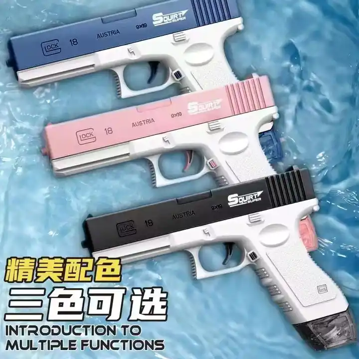 ToyHome Factory Direct Plastic Glock Electric Water Gun Automatic Toy Guns Oem Outdoor Shooting Game Water Gun For Kids Adults