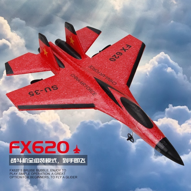 ToyHome Electric Epp Foam Fx620 Rc Jet Plane Outdoor Easy To Play Rc Plane Airplane Su35 2.4g Rc Plane For Kids Adults