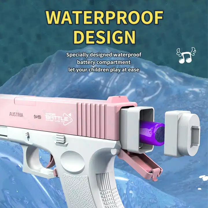 ToyHome Factory Direct Plastic Glock Electric Water Gun Automatic Toy Guns Oem Outdoor Shooting Game Water Gun For Kids Adults