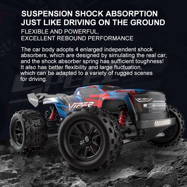 Toyhome 2.4g High Speed Remote Control Car Rc Car 4x4 High Speed Off Road Monster Truck Radio Control Car for Kids Adults 35km/h