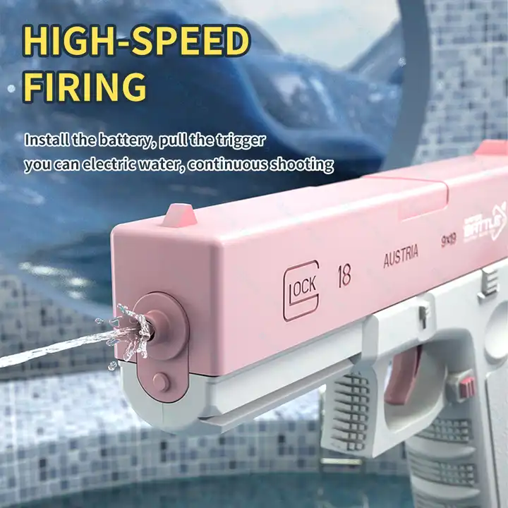 ToyHome Factory Direct Plastic Glock Electric Water Gun Automatic Toy Guns Oem Outdoor Shooting Game Water Gun For Kids Adults