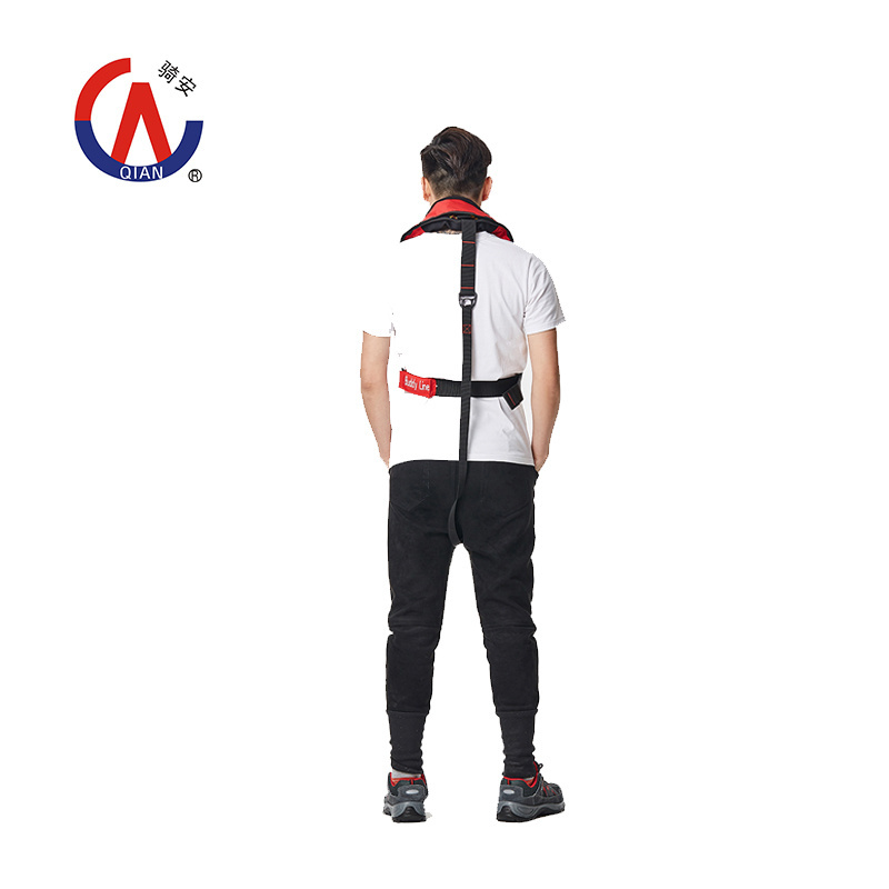 SOLAS Approved Marine lifejacket QA-9030-3/ 2 - bladder/ 2-airbag 150N floating marine life jacket vest with ship-wheel logo