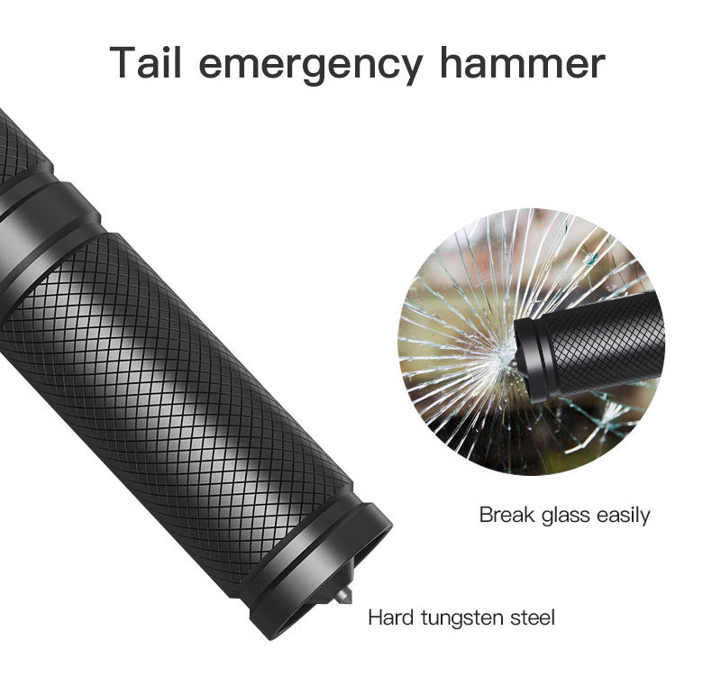 Ziichoose to ber  P50 15w  1310LM rotating focus waterproof IPX5 trailing function Rechargeable cycle use  Flashlight