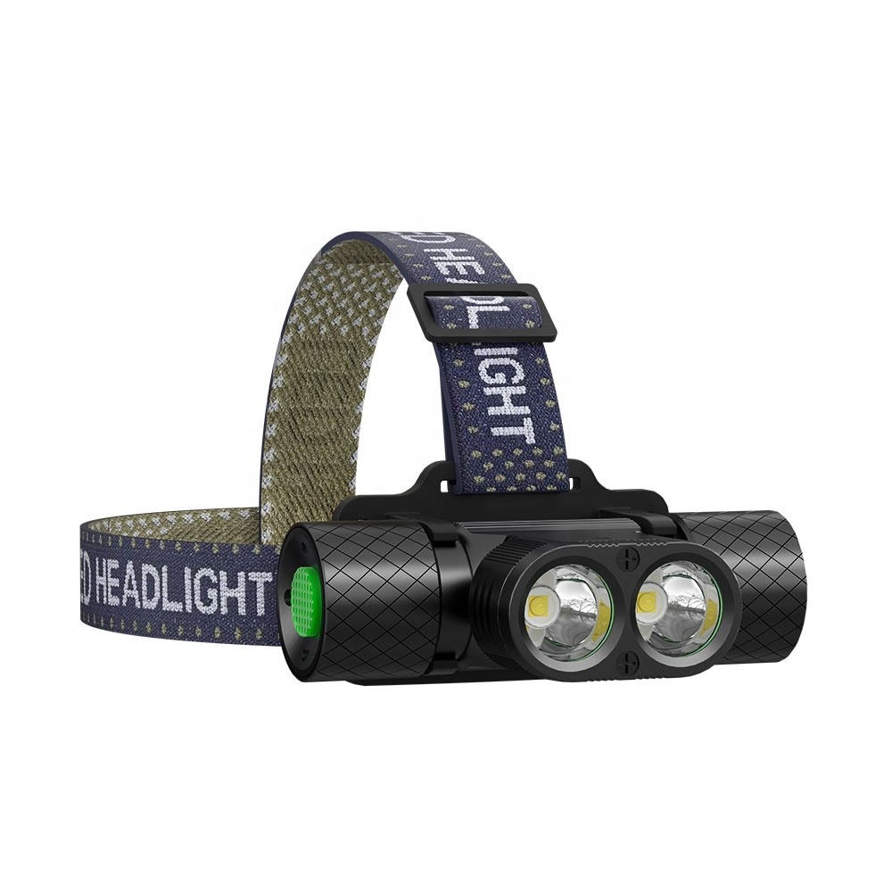 High Quality LED Headlights Headlamp Waterproof Aluminium LED Light Battery Headlamp For Camping Hiking