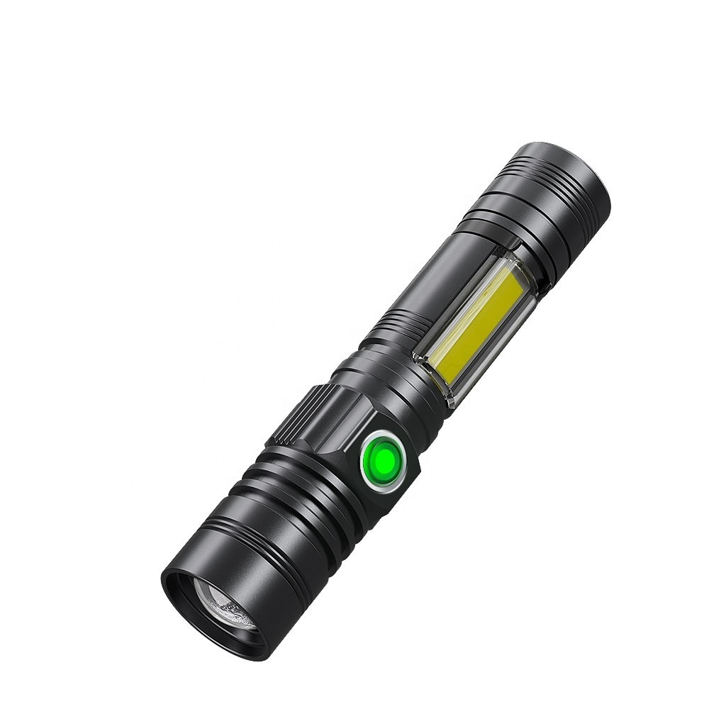 Magnetism Torch Light 18650 Emergency 1700mAh Torchlight Household LED  Flashlight Rechargeable With COB