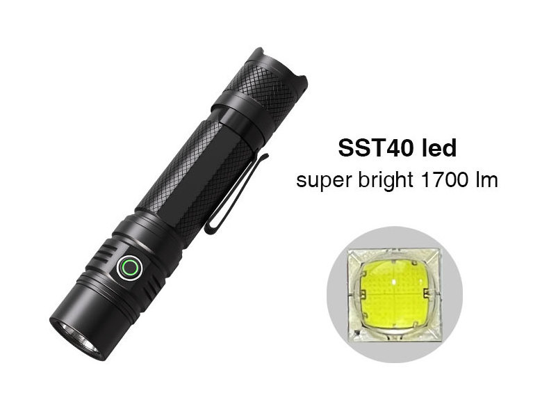 Tactical Flashlight Rechargeable LED Torch Light Emergency Light Miniature Flashlight  tactical Light