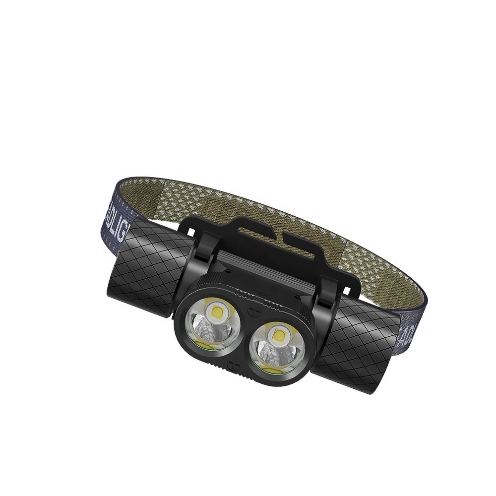 High Quality LED Headlights Headlamp Waterproof Aluminium LED Light Battery Headlamp For Camping Hiking