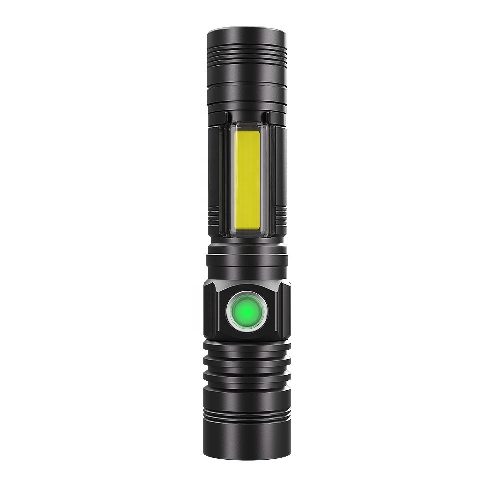 Magnetism Torch Light 18650 Emergency 1700mAh Torchlight Household LED  Flashlight Rechargeable With COB