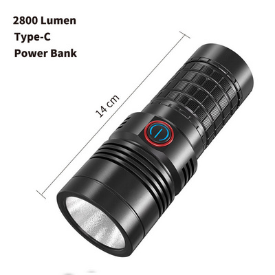 P70 2800 lumen super bright flashlights Outdoor  waterproof torch flash light camping  rechargeable led torches