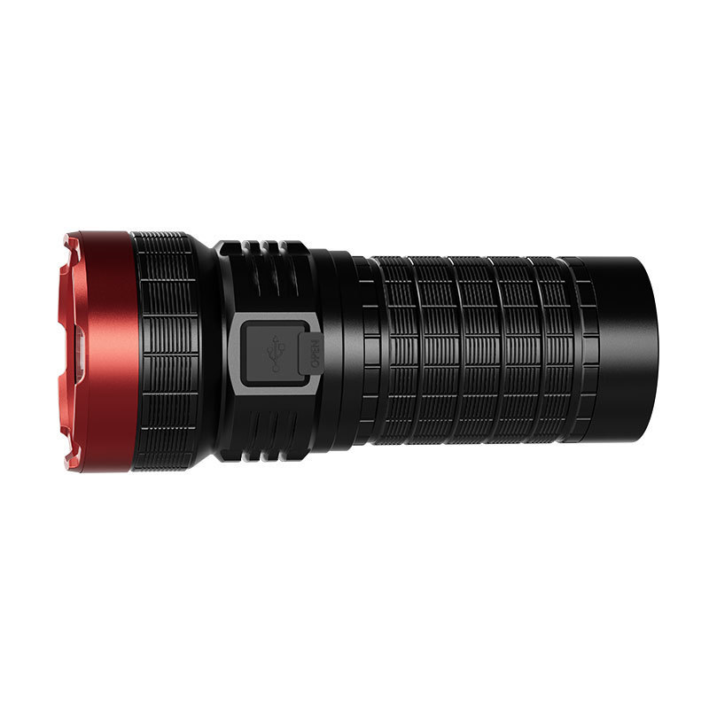 P50*3 Wide-angle Beam Flashlight 4600 lm Led rechargeable Torch 18650*3 Outdoor Working Light waterproof