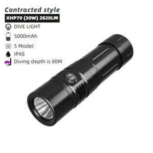 NEW Flashlight XHP70 Professional IPX8 LED Diving Flashlight 2800 Lumens Scuba Diving Torch light