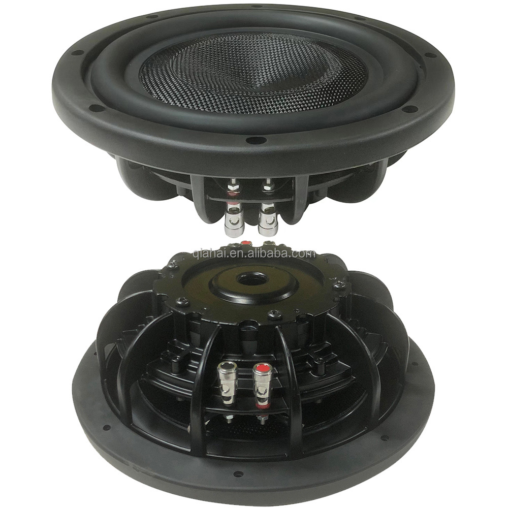 QiaHai audio car subwoofer 10 inch spl subwoofer powered rms 300w 600W car subwoofer speaker HYW-1050-129